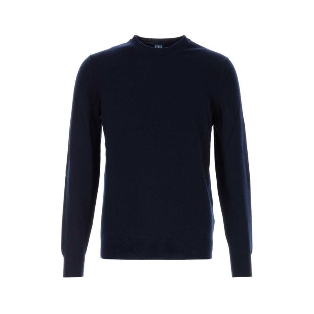 Fedeli Men Midnight Blue Cashmere Sweater